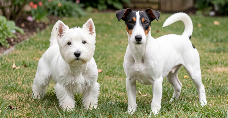 Comparaison fox terrier vs West Highland White Terrier